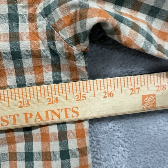 American Eagle Outfitters Shirt Men's Large The Big B.D. Plaid Button Down Short - Picture 4 of 6